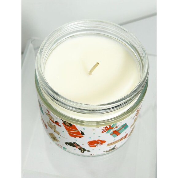 New Sand + Paws Holiday Dog Jar Candle (12 oz)  - Apple Spice - New - Picture 2 of 5